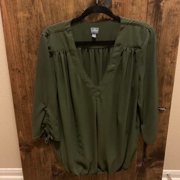 New York & Company Tops - Green New York & Co. SOHO Soft Shirt